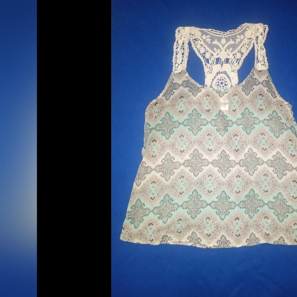 No Boundaries Sheer Tank Top